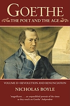 Goethe: the poet and the age