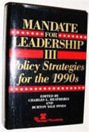 Mandate for Leadership III