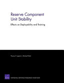 Reserve Component Unit Stability