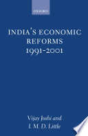 India's Economic Reforms, 1991-2001