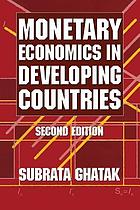  Monetary economics in developing countries