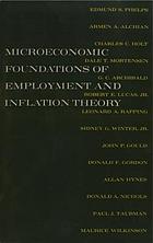 Microeconomic Foundations of Employment and Inflation Theory