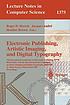 Electronic publishing, artistic imaging, and digital typography