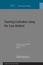 Teaching Evaluation Using the Case Method