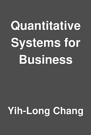 Quantitative Systems for Business