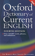 Oxford dictionary of current English