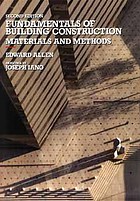 Fundamentals of building construction : materials and methods