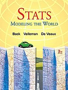 Stats : modeling the world