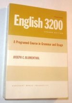 English 3200, : a programed course in grammar and usage