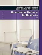 Quantitative methods for business