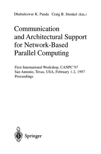 Communication and architectural support for network-based parallel computing