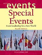 Special events : event leadership for a new world