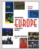 Contemporary Europe : a geographic analysis