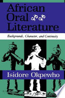 African Oral Literature