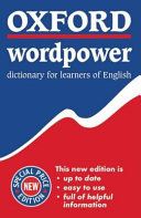 Oxford Wordpower Dictionary