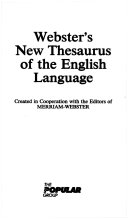 Webster's American English Thesaurus