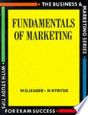 Fundamentals of Marketing