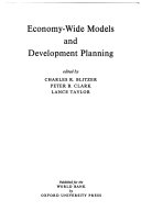 Economy-wide Models and Development Planning