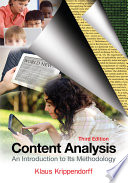 Content Analysis: an introduction to its methodology