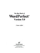 The Best Book Of--WordPerfect, Version 5.0