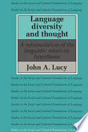 Language Diversity and Thought