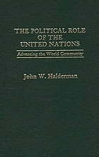 The Political Role of the United Nations