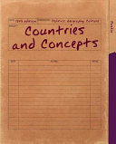 Countries and Concepts