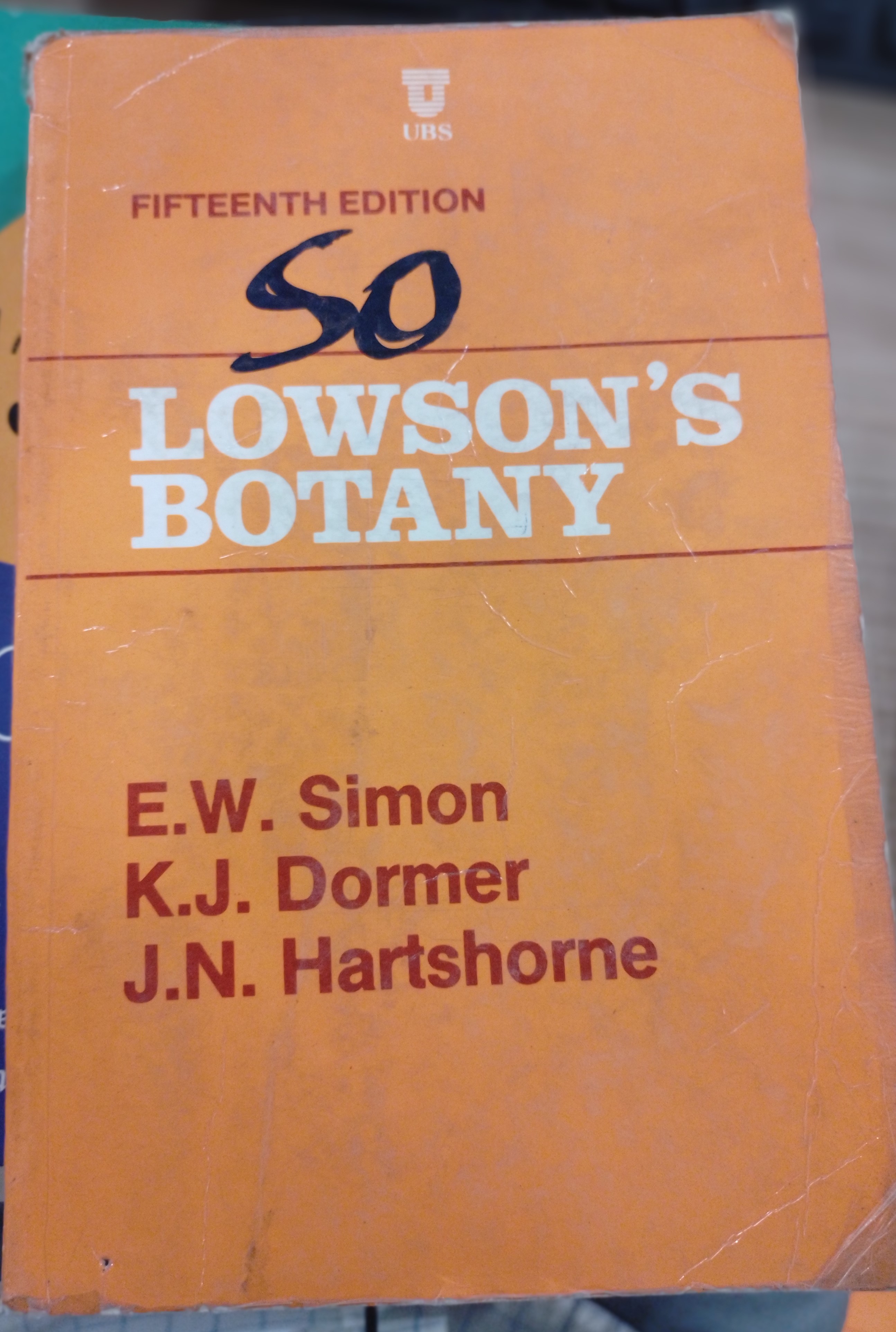 Textbook of botany