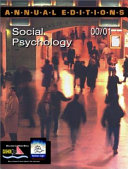 Social Psychology 2000-2001