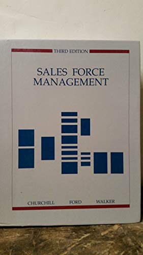 Sales force management : planning, implementation, and control