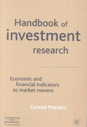 Handbook of Investment Research