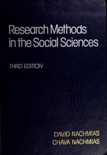 Research methods in the social sciences