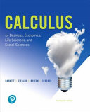 Calculus for Business, Economics, Life Sciences, and Social Sciences