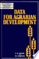 Data for Agrarian Development