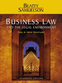 Business law and the legal environment for a new century