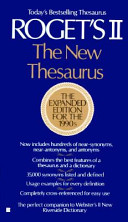 Roget's II  : the new thesaurus