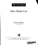 Mass Media Law