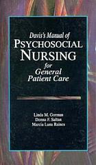 Davis's Manual of Psychosocial Nursing in General Patient Care