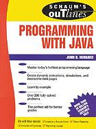 Schaum's outline of theory and problems of programming with Java