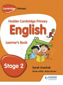 Hodder Cambridge Primary English: Student Book Stage 2