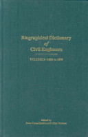 A Biographical Dictionary of Civil Engineers in Great Britain and Ireland: 1830-1890