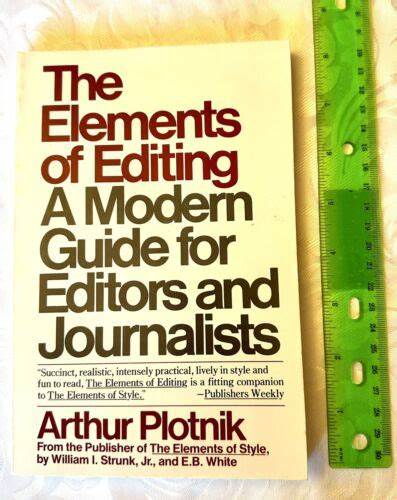 The elements of editing : a modern guide for editors and journalists