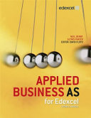 Applied Business Studies AS for Edexcel Double Award