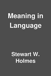 Meaning in language