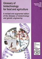  Glossary of biotechnology for food and agriculture