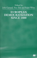 European Democratization Since 1800