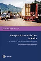  Transport prices and costs in Africa