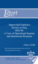 Improvised Explosive Devices in Iraq, 2003-09