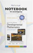 MyMathLab Notebook for Developmental Math: Prealgebra, Beginning Algebra, and Intermediate Algebra