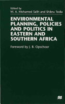 Environmental Planning, Policies and Politics in Eastern and Southern Africa